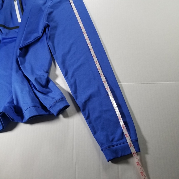 Peter Millar Verge Performance Size Medium Blue  Quarter-Zip Sweatshirt Men - Picture 8 of 8